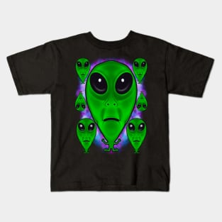 Alien pattern Kids T-Shirt